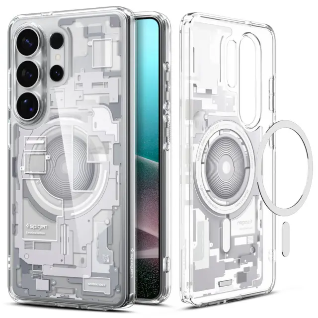 SPIGEN ULTRA HYBRID MAG MAGSAFE GALAXY S26 ULTRA ZERO ONE WHITE 2