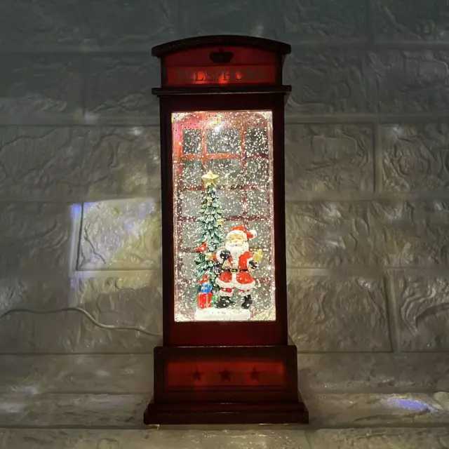 Χριστουγεννιάτικο Διακοσμητικό Telephone 11x11x25cm Με Φως, Μουσική & USB WDL-25002B