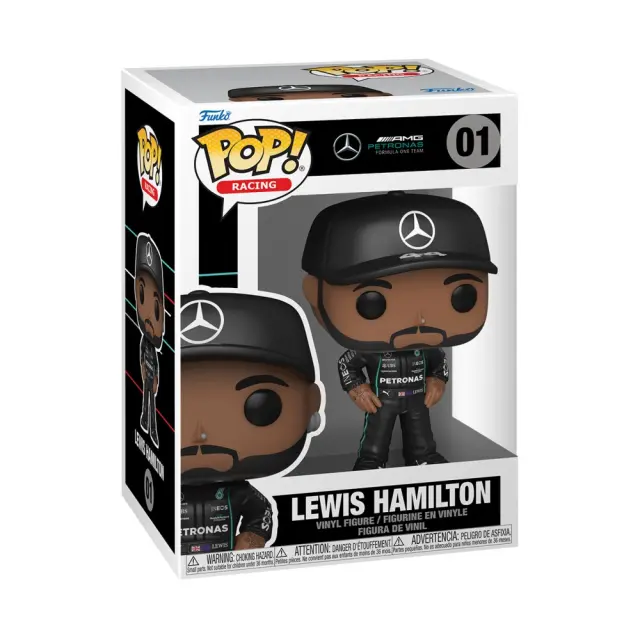 Funko Pop! Racing: AMG Petronas Formula One Team - Lewis Hamilton #01 Vinyl Figure