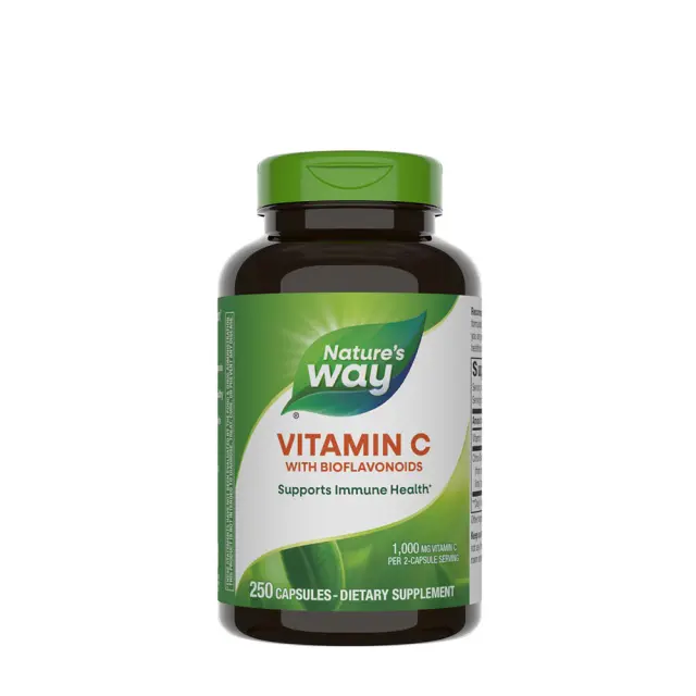 Nature's Way Vitamin C with Bioflavonoids 250 Capsules
