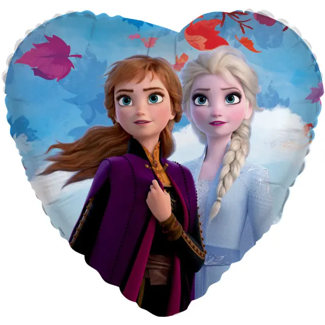 Μπαλόνι Φοιλ 18 Καρδιά Frozen Anna & Elsa / 46 εκ