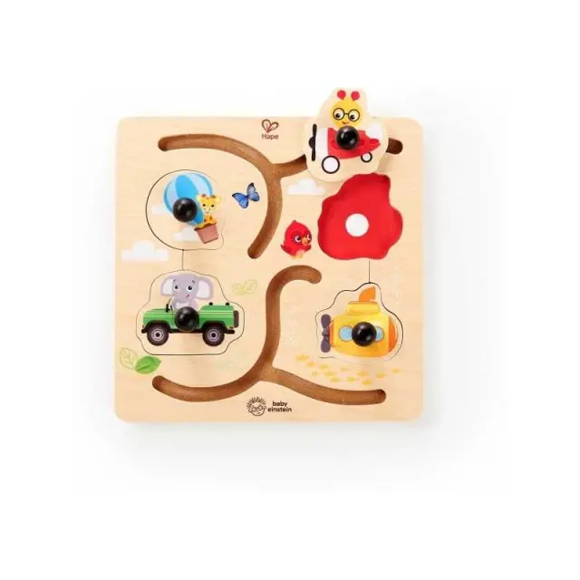 Hape Kids II Ξύλινο Παζλ Paths To Adventure 800849G53