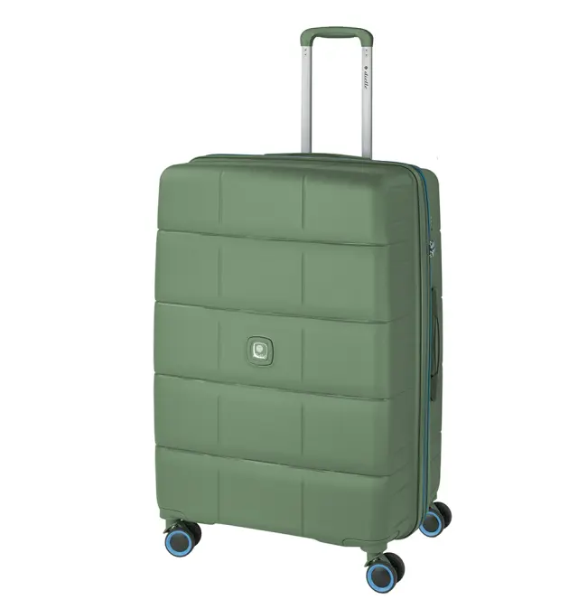 Βαλίτσα σκληρή Μεγάλη DIELLE 210/70 77x49x36/39 cm Πράσινο