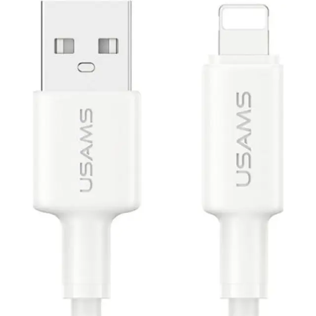 Καλώδιο lightning USAMS US-SJ762 white 12W 1m