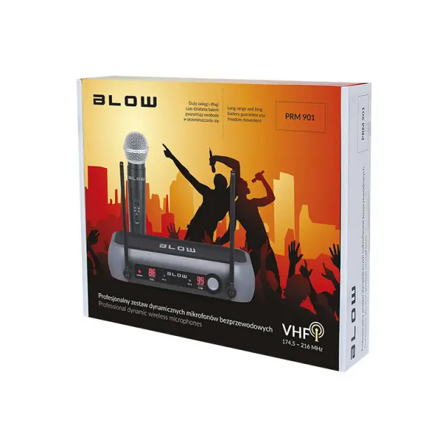 Ασύρματο Μικροφώνο BLOW Διπλό 3