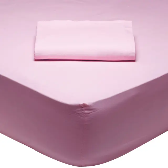 Das Home Σεντονι King 180x200+35 Με Λαστιχο Pink 1012