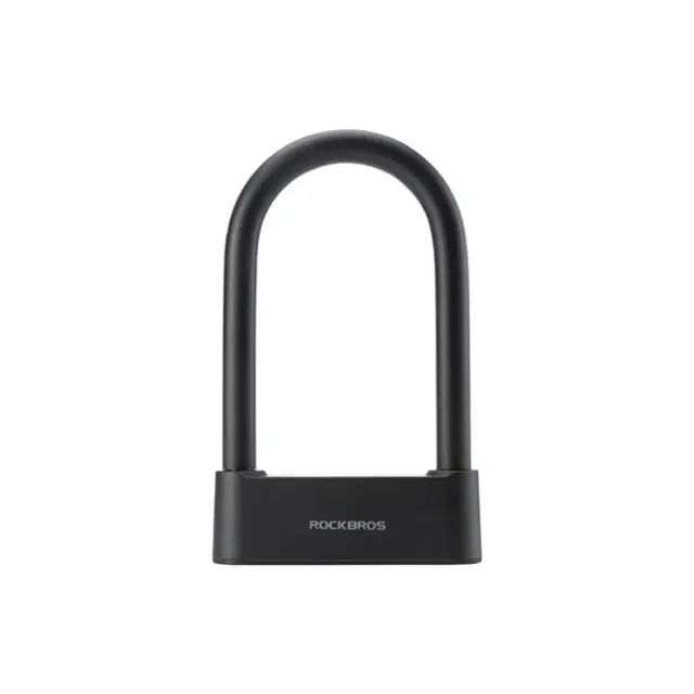 Rockbros Smart Bicycle Lock with Fingerprint Reader & Bluetooth Connectivity 32210818001 Black