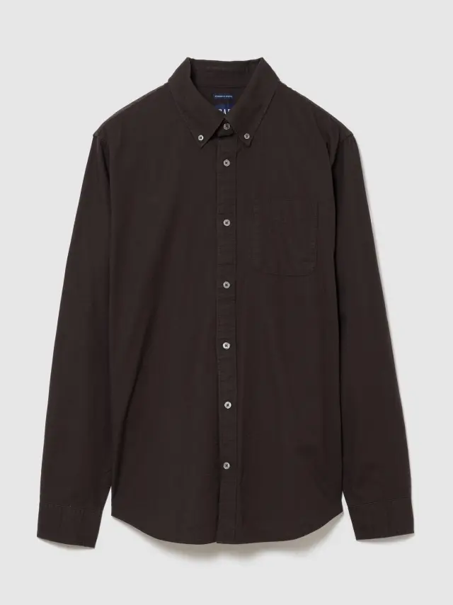 Ανδρικό Πουκάμισο Oxford Terra brown