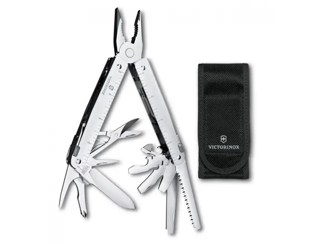 Ελβετικό Πολυεργαλείο Victorinox Tool MX με θήκη, 26 λειτουργίες και μήκος 11.5cm - Silver 3.0327.MN 2