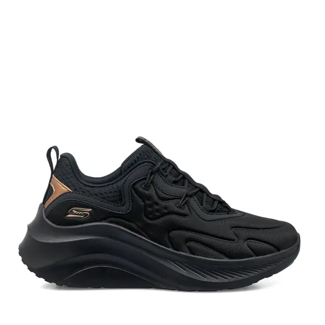 Γυναικεία Ανατομικά Sneakers Skechers 117513/BBK Μαύρα Μαύρο - 37