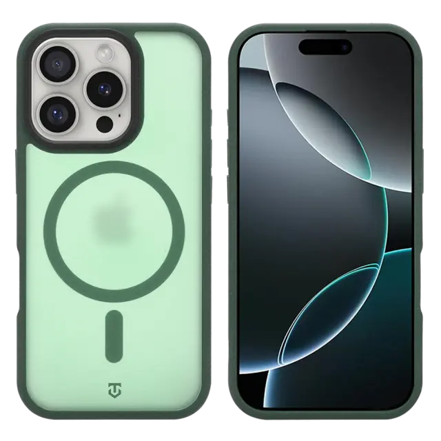 Tactical MagForce Hypersand Cover for Apple iPhone 16 Pro Forest Green 2