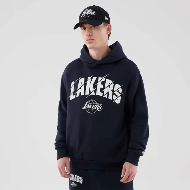 New Era Men's NBA Core Plus Los Angeles Lakers Hoodie Μπλε Σκούρο 60897399 (New Era)
