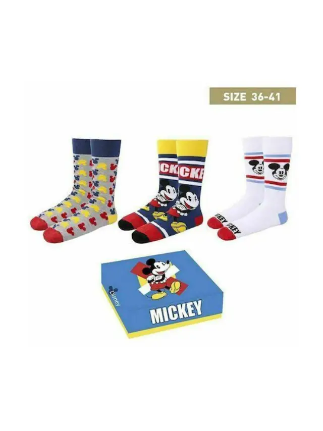 Cerda® Disney Mickey Mouse Socks (Size: 36-41)