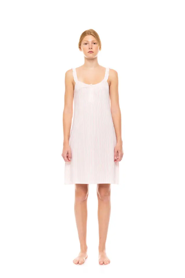 S1443 - Type - NIGHTGOWN SOFT PINK STRIPE 2