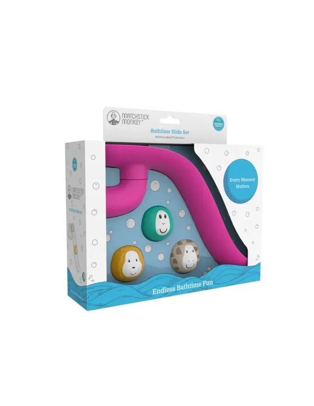 MM BATHTIME SLIDE SET - PINK 1