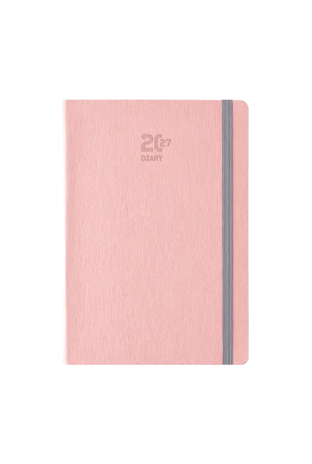Ημερήσιο Ημερολόγιο 2027 Linio 17x24cm Ροζ / 72124e (Linardatos Publishers)