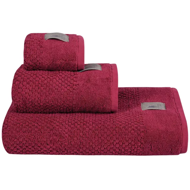 Πετσέτα Προσώπου 50x90 700gsm Premium Greenwich Polo Club 4122 Bordeaux 100% βαμβακερό