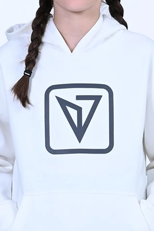 Magnetic North Παιδικό φούτερ με κουκούλα Fleece 60002-OffWhite 3