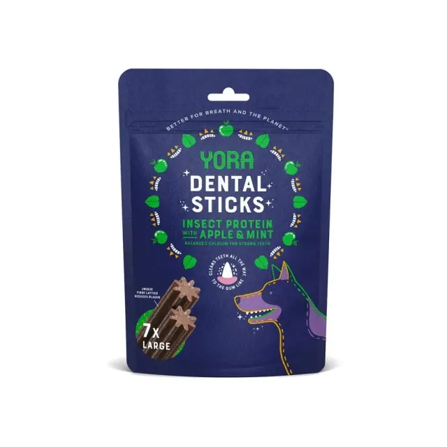 Yora Dental Sticks Οδοντικά Στικς με Μέντα Large 7τμχ 270gr