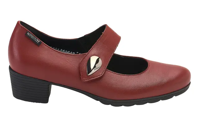 Mephisto Μπαρέτες Γυναικείο δέρμα Μπορντώ MEP/ISORA OXBLOOD - 40,5 3