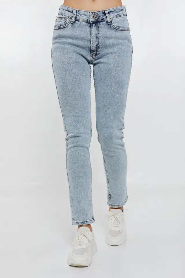 Παντελόνι Jean Straight Μπλέ