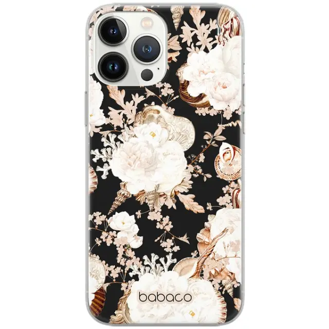 Babaco® Flowers Print Θήκη για iPhone XR- Black