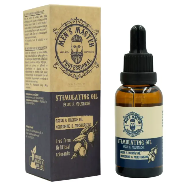 Rosa Impex Λάδι Περιποίησης για Γένια και Μουστάκι Men's Master Stimulating 30ml