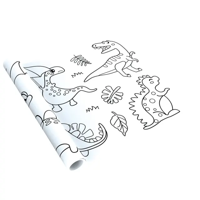 MierEdu Ρολό Ζωγραφικής 3m x 30cm Dino (ME245) 3