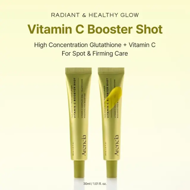 Arencia Vitamin C Booster Shot - Ενισχυμένος Ορός Βιταμίνης C για Λάμψη, Ομοιόμορφο Τόνο & Αντιοξειδωτική Προστασία 30ml 2
