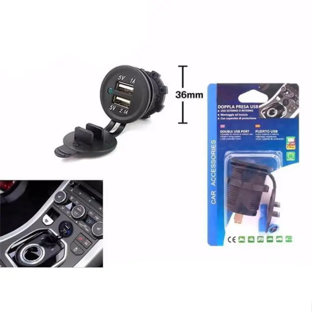Rchang Παροχή Ρεύματος για USB Διπλή θύρα W05237 - Cargador USB Dual 101094