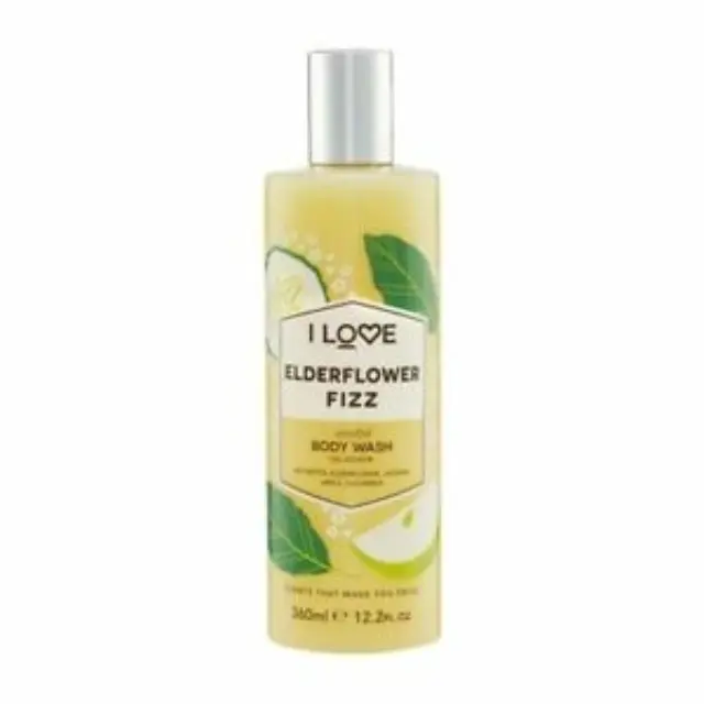 I LOVE Elderflower Fizz Body Wash 360ml