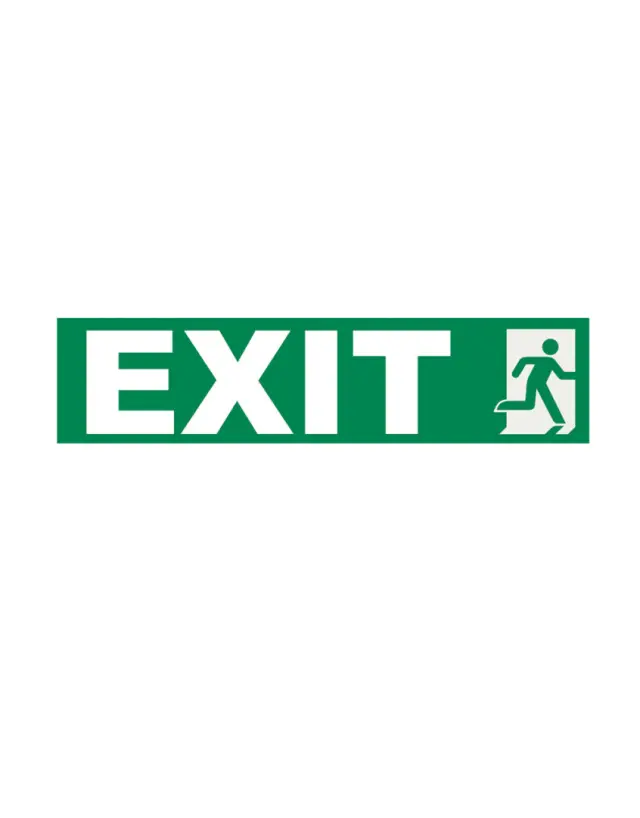 ΑΥΤΟΚΟΛΛΗΤΟ EXIT ΓΙΑ LT-9030S UNIVERSE
