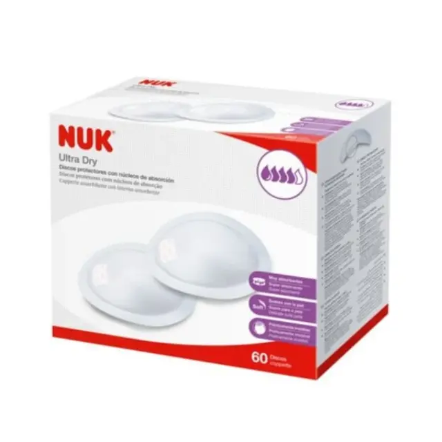 Nuk Ultra Dry Επιθέματα Στήθους 60 τμχ – Υψηλή Απορροφητικότητα & Άνεση