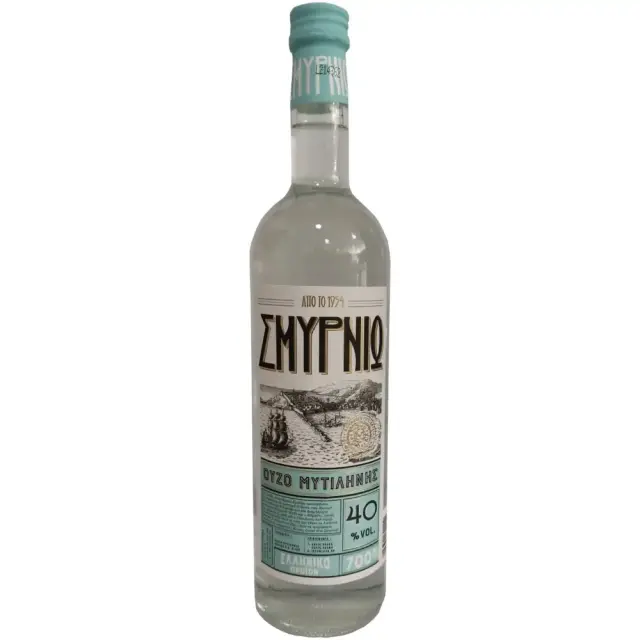 Ούζο Σμυρνιώ, Μπλέ, Μυτιλήνης 40%vol, 700ml
