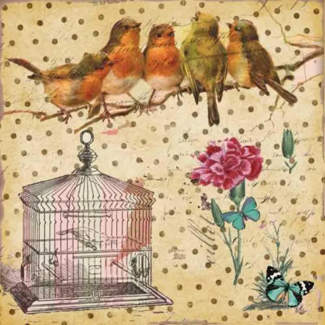 Artebella Αυτοκόλλητο Χαρτί Ντεκουπάζ Mixart Transfer 25x25cm 6049V
