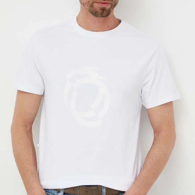 Trussardi Jeans - Ανδρικό T-Shirt TRU1MTS01-WHITE Λευκό - 2XL