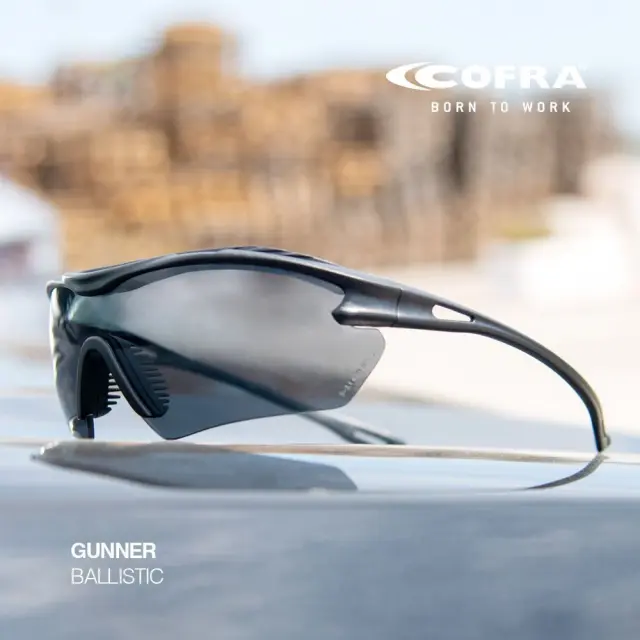 Γυαλιά προστασίας αντιβαλλιστικά Cofra Gunner black 3