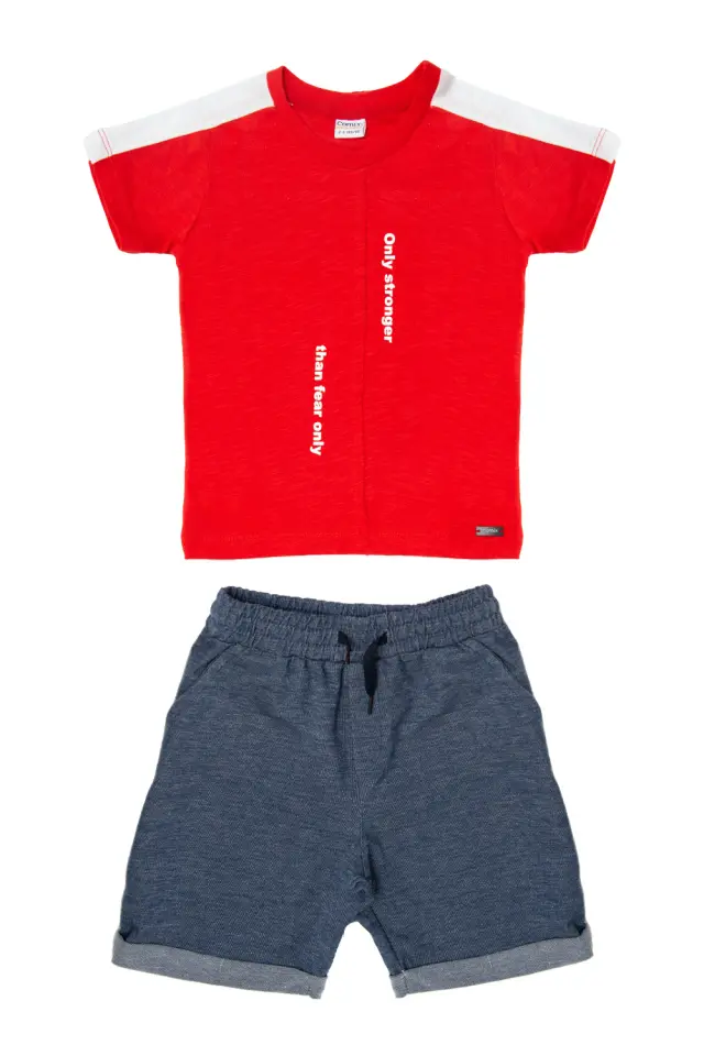 Σετ Ρούχων Kid Only Stronger Κόκκινο