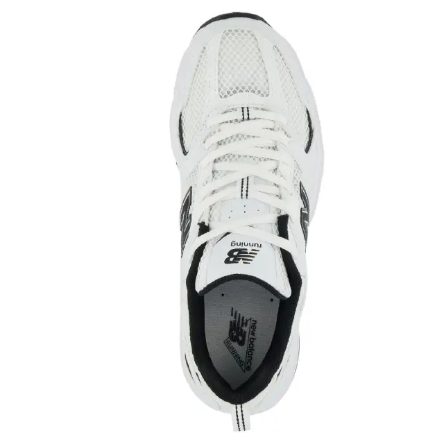New Balance 530 Classics (MR530EWB-Munsell White) - Λευκό-Μαύρο 3
