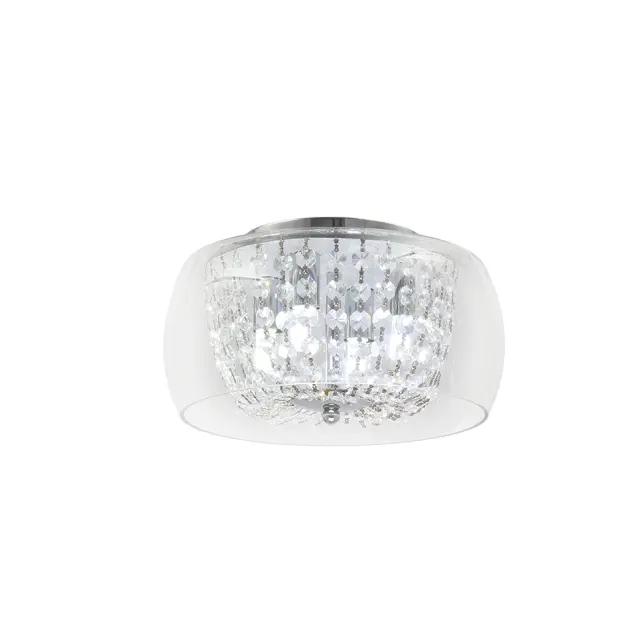AcaLight Offer NETTO ΦΩΤΙΣΤΙΚΟ ΕΠΙΤΟΙΧΟ ΧΡΩΜΙΟ ΜΕΤΑΛΛΙΚΟ ΣΥΜΒΑΤΙΚΟ 2ΧG9 IP20 Φ220Χ130mm
