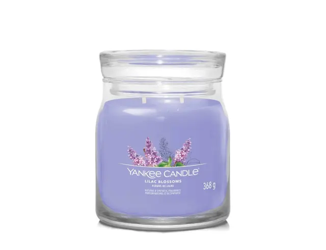 Αρωματικό Κερί Yankee Candle με διάρκεια καύσης έως 50 ώρες και άρωμα Lilac Blossoms 1629997E