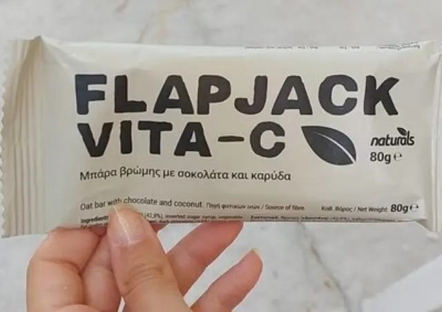 Naturals Flapjack VITA-C Σοκολάτα & Καρύδα 80gr