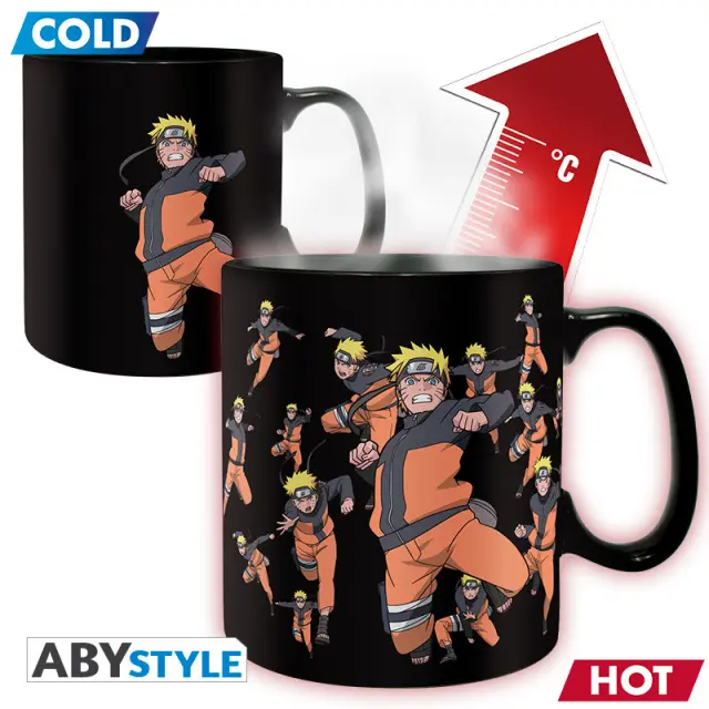 NARUTO SHIPPUDEN - Mug HeatChange - 460 ml -Multicloning