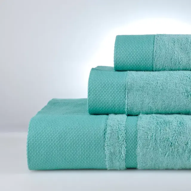 Σετ πετσέτες 600gsm New Rosa Menta Σετ 3ων τεμαχίων (30x50, 50x90, 100x150)