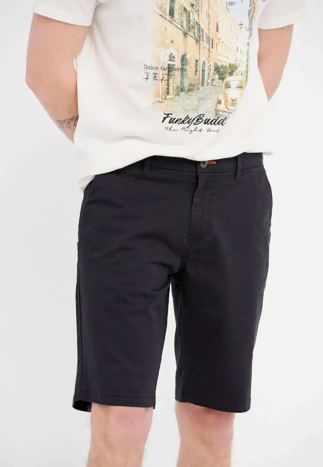 Funky Buddha Chino Shorts Black FBM005-001-03 - 28 3