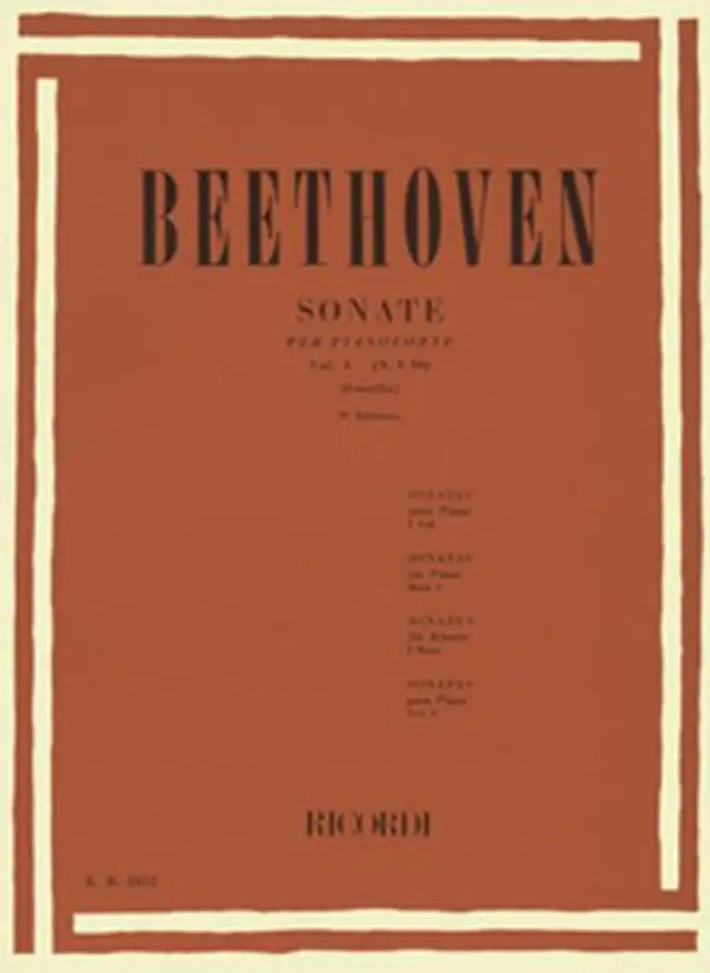 L.V.Beethoven - Sonate per pianoforte Vol. I (N. 1-16) / Εκδόσεις Ricordi
