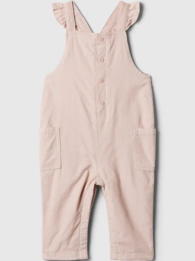 Ροζ Παιδική Κοτλέ Σαλοπέτα dull rose - 18-24M
