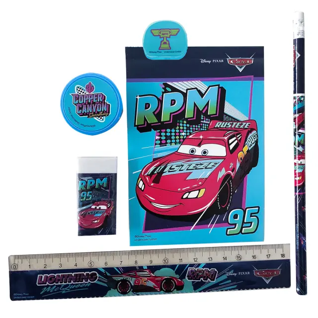 Σετ Σχολικό με μολυβοθήκη Disney Cars 2