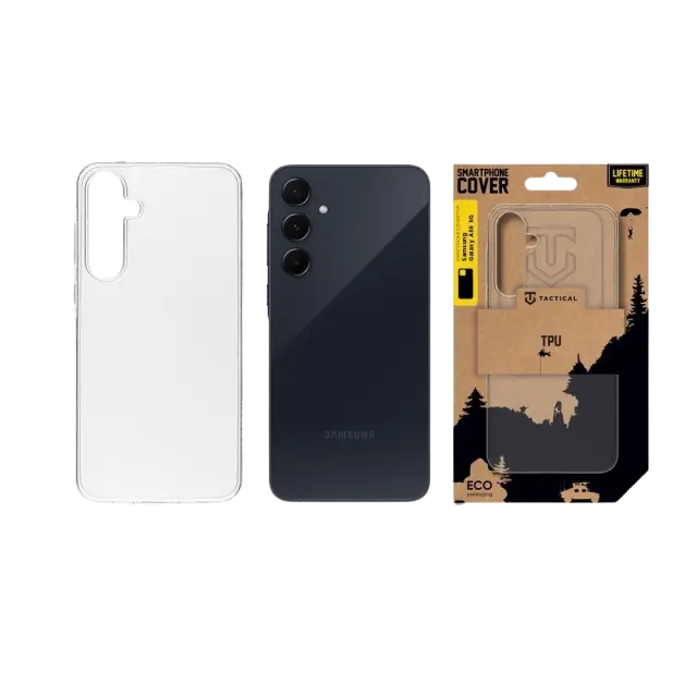 Tactical TPU Cover for Samsung Galaxy A55 5G Transparent 3