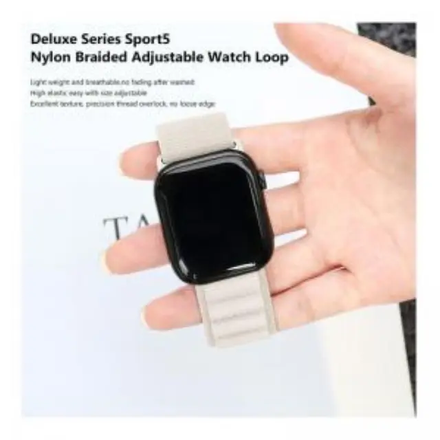 Λουράκι Devia Sport5 Nylon Woven Apple Watch (38/ 40/ 41/ 42mm) Deluxe Starlight N62151 3